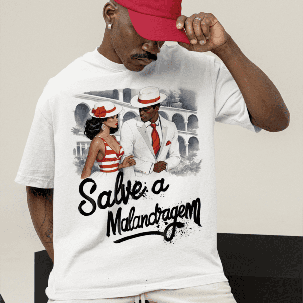 Camiseta Zé Pilintra e Maria Navalha juntos