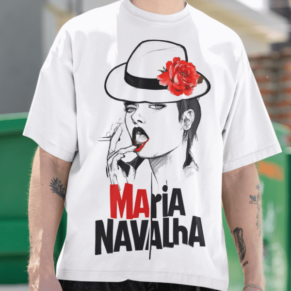 Camiseta Maria Navalha desenho