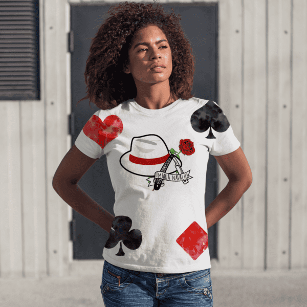 Camiseta Maria Navalha naipes