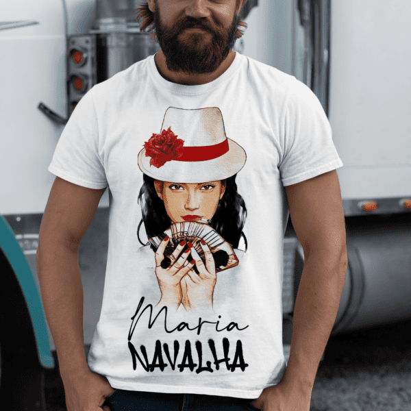 Camiseta Maria Navalha carteado