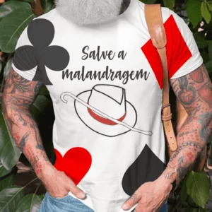Camiseta Salve a Malandragem