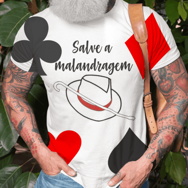 Camiseta Salve a Malandragem