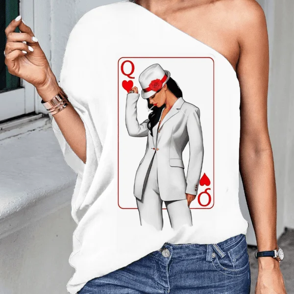 Blusa ombro único Maria Navalha
