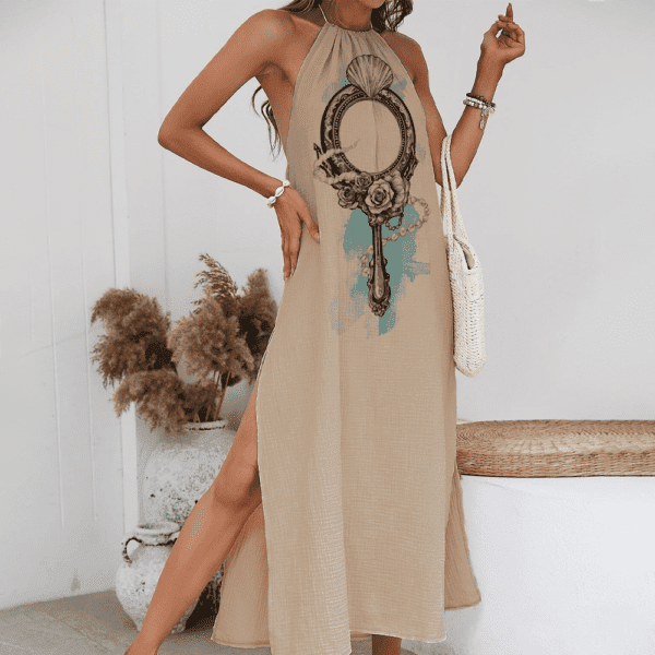 Vestido de alça espelho de Yemanjá