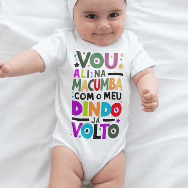 Body Infantil Macumba com o dindo