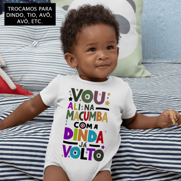 Body infantil macumba com a dinda