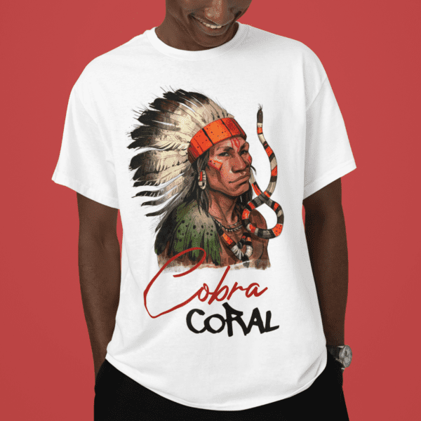Camiseta Caboclo Cobra Coral
