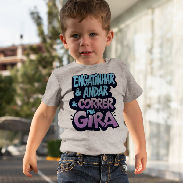 Camiseta Infantil de axé Correr pra gira