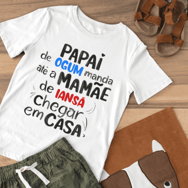 Camiseta Infantil Ogum e Iansã