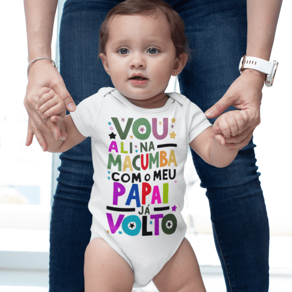 Body Infantil Macumba com o papai