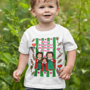 Camiseta Cosme e Damião saquinho