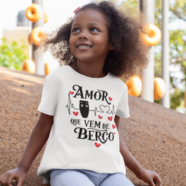 Camiseta infantil de axé Batimentos