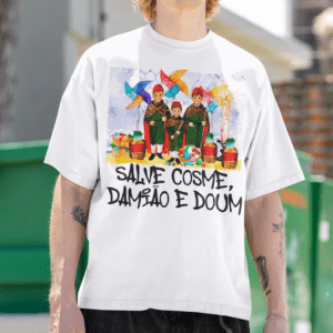 Camiseta Cosme Damião e Doum altar