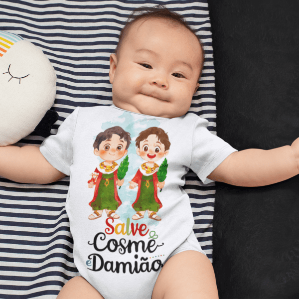 Body Infantil Salve Cosme e Damião