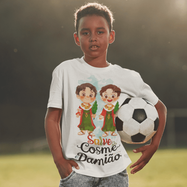 Camiseta Salve Cosme e Damião