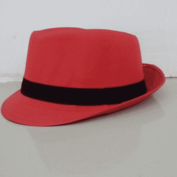 Chapéu vermelho Malandragem de lado