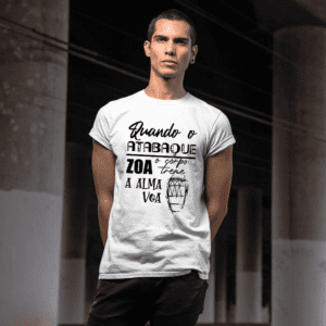 Camiseta Ogan e atabaque