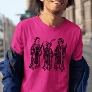 Camiseta Cosme e Damião frase