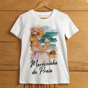 Camiseta Erê Mariazinha da Praia