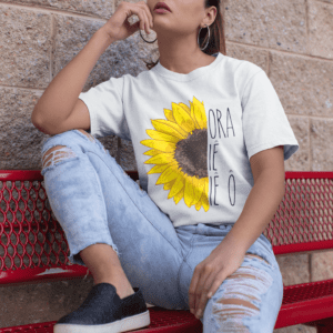 Camiseta de Oxum girassol