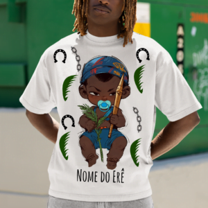Camiseta Erê de Ogum bonequinho