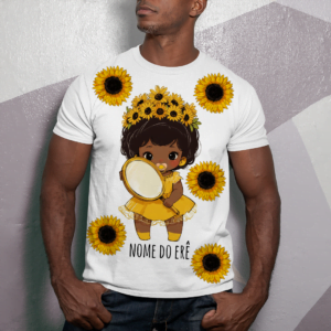 Camiseta Erê Oxum bonequinha