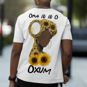 Camiseta Oxum no verso