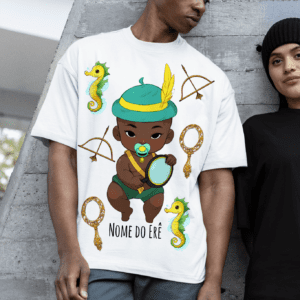 Camiseta Erê de Logun Edé bonequinho