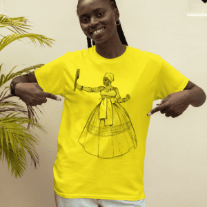 Camiseta Oxum esboçada