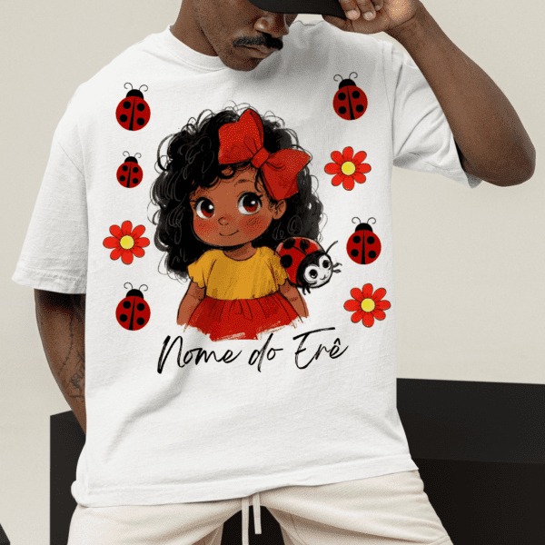 Camiseta Erê de Iansã joaninha