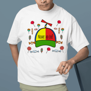 Camiseta de Erê com boné