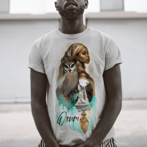 Camiseta Oxum e coruja