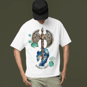 Camiseta ferramenta Yemanjá e Xangô