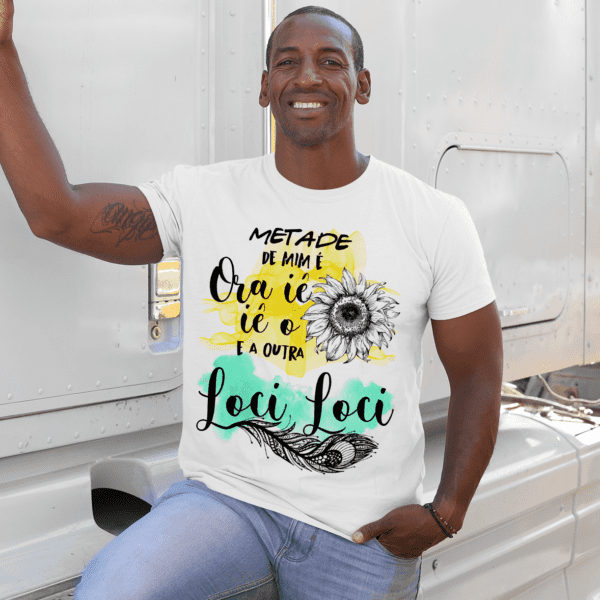 Camiseta Metade Oxum e Logun Edé