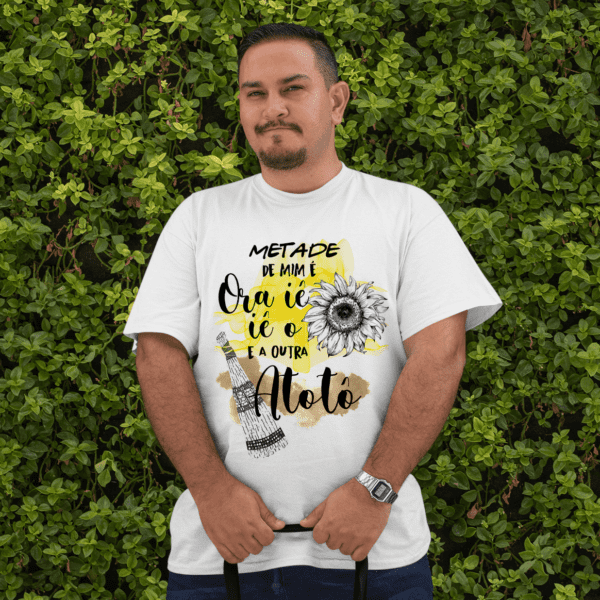 Camiseta Metade Oxum e Omolu