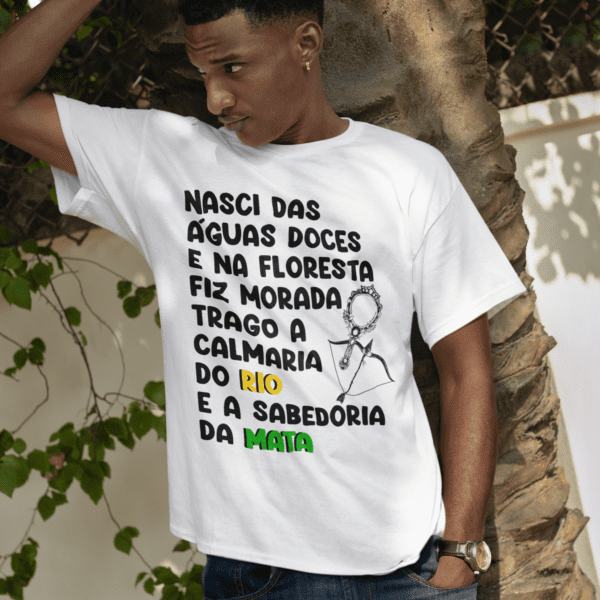 Camiseta Nasci de Oxum e Oxóssi