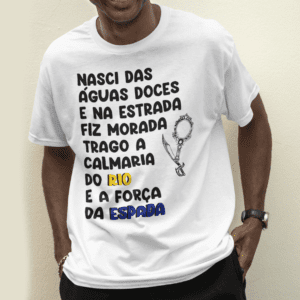 Camiseta Nasci de Oxum e Ogum