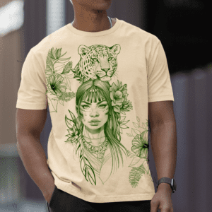 Camiseta Cabocla em verde