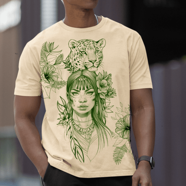 Camiseta Cabocla em verde