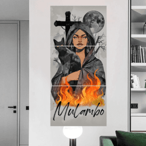 Quadros Maria Mulambo e gato