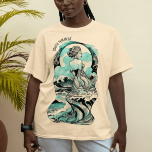 Camiseta Yemanjá no mar