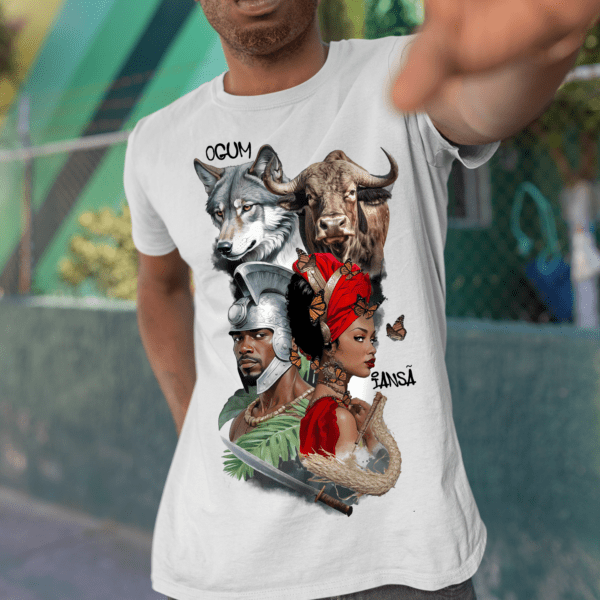 Camiseta Orixás Iansã e Ogum