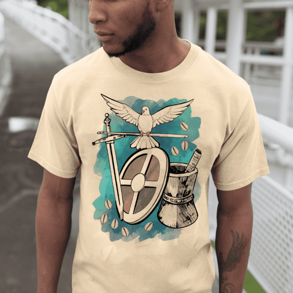 Camiseta Oxaguian em aquarela
