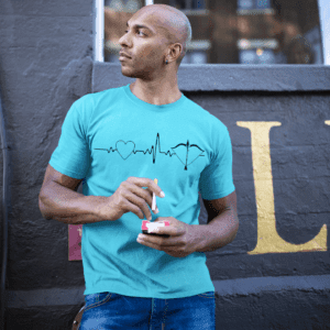 Camiseta Oxóssi batimentos azul