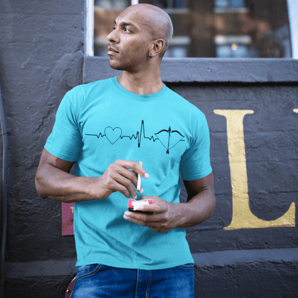 Camiseta Oxóssi batimentos azul