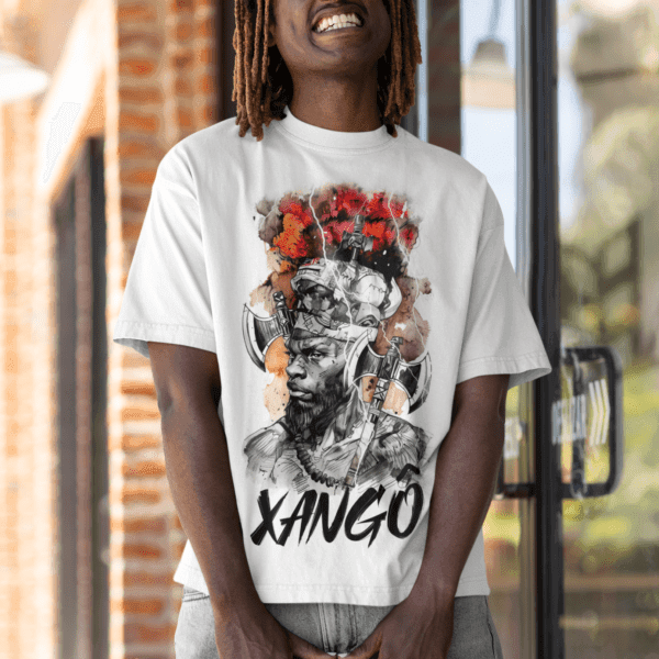 Camiseta Xangô na tempestade