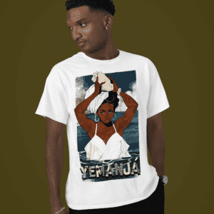 Camiseta Yemanjá na água