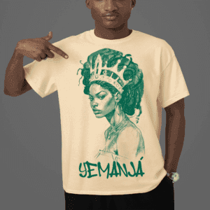 Camiseta Yemanjá silhueta