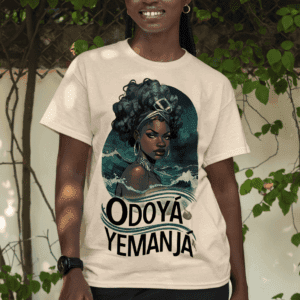 Camiseta Yemanjá nas ondas