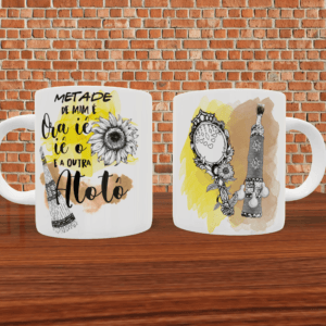 Caneca metade Oxum e Omolu
